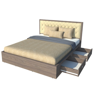 Giường ngủ 2 hộc kéo Tundo 140cm x 200cm
