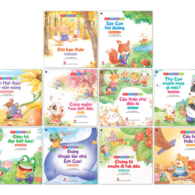 Sách - Bộ Sách Dạy Bé Học Nói (Bộ 10 Cuốn)