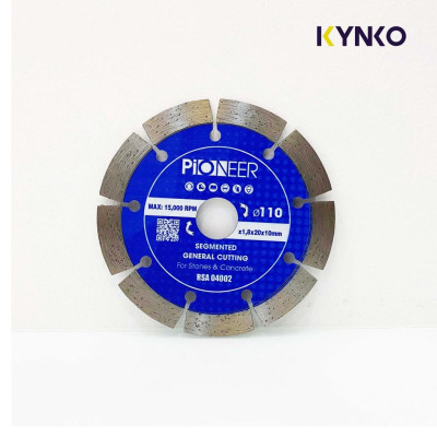 LƯỠI CẮT GẠCH ĐÁ 9 RĂNG PHI Ø 110MM RSA04002 chuyên cắt gạch, đá chất lượng cao chính hãng