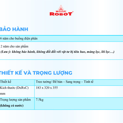 Máy Lọc Nước Điện Giải Ion Kiềm ROBOT IonPrince 79 - Hàng Chính Hãng