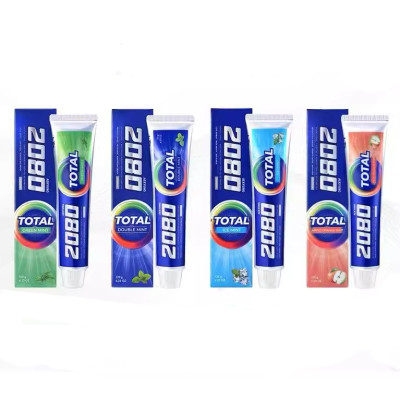 Kem đánh răng 2080 Total Green Mint Hàn Quốc bảo vệ răng nướu toàn diện, trắng răng, sạch mảng bám 120gr