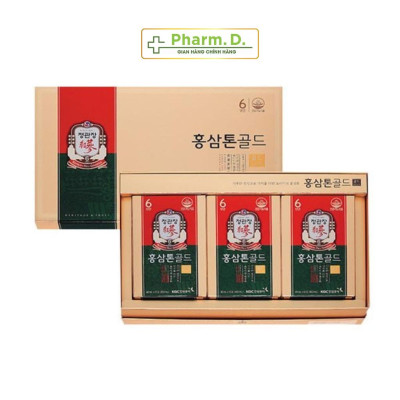 Nước Hồng Sâm Pha Sẵn Tonic Gold KGC Cheong Kwan Jang (40ml x 30 gói, 10 gói)