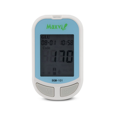 Máy đo đường huyết Maxvi BGM-101 (bộ 10 que/kim)