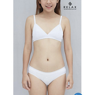 Áo lá Rela RATEEN006 cotton không đệm bản nhỏ cài sau