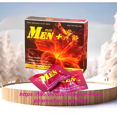 ￼Viên uống tăng cường sinh lí nam - MEN+ (hộp 2 gói x 2 viên)