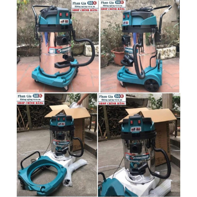 [chính hãƞg] Máy Hút Bụi Công Nghiệp Nakawa 80L - Hút Khô Ướt, Thổi Bụi - Dây Đồng 100% (Bảo hành 1 năm)