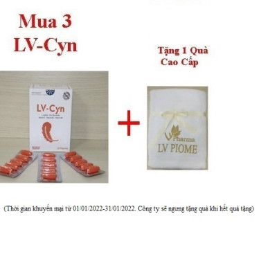 Lv - CYN Viên uống hỗ trợ làm đẹp Da - Móng - Tóc 