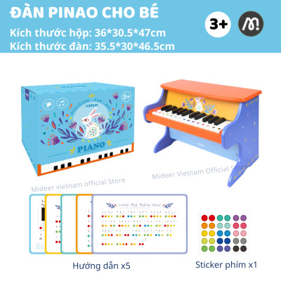 Đàn Piano Cho Bé Mideer Piano, Đồ Chơi âm nhạc cao cấp Cho Trẻ Em Từ 1,2,3,4,5,6,7 Tuổi