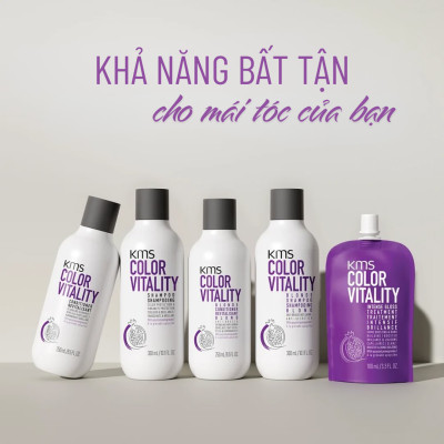 Dầu Xả Tím Khử Vàng Goldwell KMS ColorVitality Blonde Dưỡng Ẩm Và Giữ Màu Tóc Tẩy