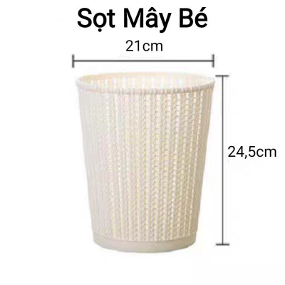 Giỏ Nhựa Giả Mây Đựng Đồ Dùng, Vật Dụng Đa Năng ( Tặng kèm túi quà tặng nhỏ )