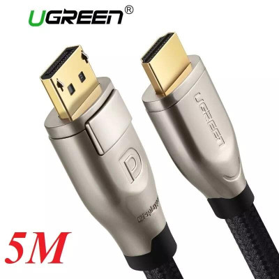 Ugreen UG40436DP111TK 5M Màu Đen Cáp chuyển đổi Displayport 1.2 sang HDMI 2.0 cao cấp - HÀNG CHÍNH HÃNG