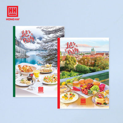 Vở kẻ ngang 200 trang Hồng Hà Let