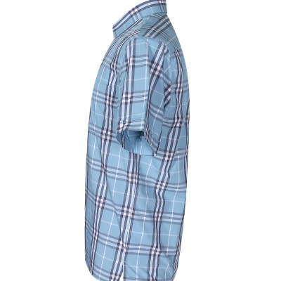 Áo sơ mi nam tay ngắn form suông vạt ngang Khatoco A1MN438T2-CNCR094-2409-N