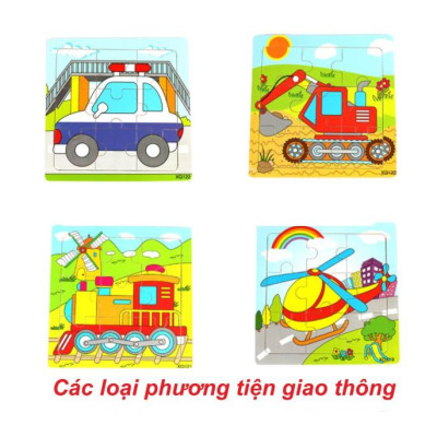 Combo 10 Tranh Ghép Gỗ 9 Miếng Và Tranh Ghép Gỗ 3d Giúp Bé Phát Triển Tư Duy Và Trí Não