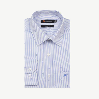 Áo sơ mi nam KHATOCO dài tay họa tiết A1MD498T1-CNIN622-2609-D
