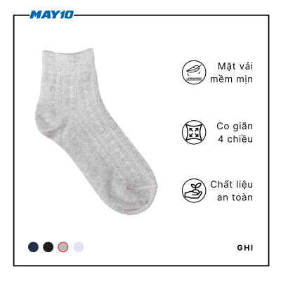 Combo 2 quần sịp nam dáng trunk - 1 đôi tất cổ trung May 10