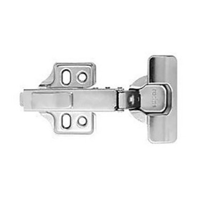 Bản lề thép giảm chấn Hafele Cucina Mạ niken sáng, cong nhiều, lọt lòng - 334.00.063