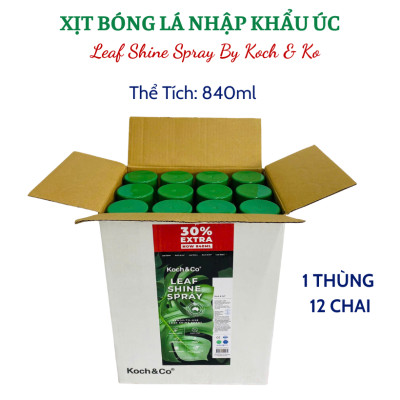 Xịt Bóng Lá hoa lan nhập khẩu Úc (chai lớn 840ml) hiệu Floral Leafshine giúp bóng lá, cứng cáp lá và ngăn xỉn màu lá