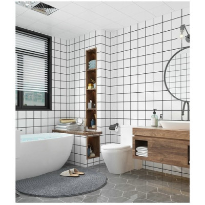 Bộ 20 Tấm Xốp Dán Tường 3D PVC Đá Xám La Mã 60x30cm Keo Sẵn Dày 2,5mm Cao Cấp, Sang Trọng