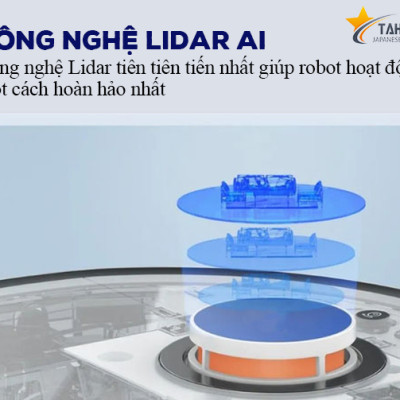 Robot hút bụi TAHAWA TH-LW2  Robo hút bụi an toàn cho sức khỏe người tiêu dùng, khử mùi hiệu quả sử dụng màn lọc HEPA 14, lọc sạch đến 99% bụi mịn