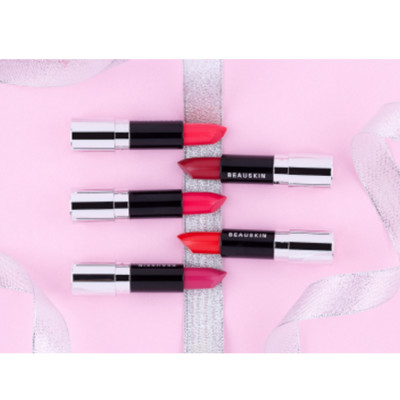 Son lì mềm môi Beauskin Luxury Darling Matte Hàn Quốc 3.5g (#01 Hồng cánh sen) tặng kèm móc khoá