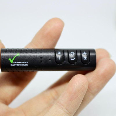 Bộ Sản Phẩm Thiết Bị Chuyển Đổi Âm Thanh VietTech Bluetooth Music và Tai Nghe Langsdom JM26 - Màu Đen - Hàng Chính Hãng