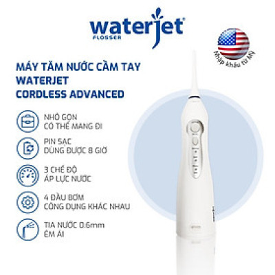 Máy tăm nước cá nhân không dây Waterjet Flosser Cordless Advanced