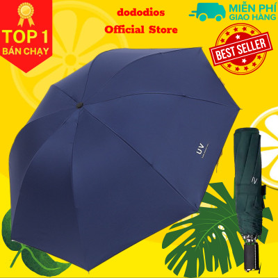 [Tặng vỏ bọc ô] Ô tự động có nút đóng mở - Ô che nắng che mưa, Dù gấp gọn phủ lớp chống tia UV - Chính hãng dododios