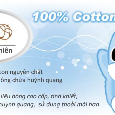 TĂM BÔNG VỆ SINH CHO BÉ KUKU KU1103 - 260 CÁI ( ĐẦU TRÒN )