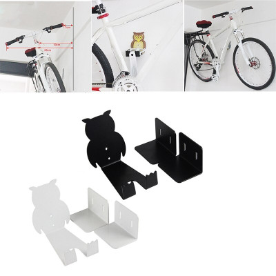 Giá Đỡ Ngang Treo Xe Đạp OWL-01 Ghép Nằm Ngang Lên Vách Tường Hình Cú Mèo Chịu Tải 20 kg Thép Hợp Kim Tiết Kiệm Không Gian Mai Lee