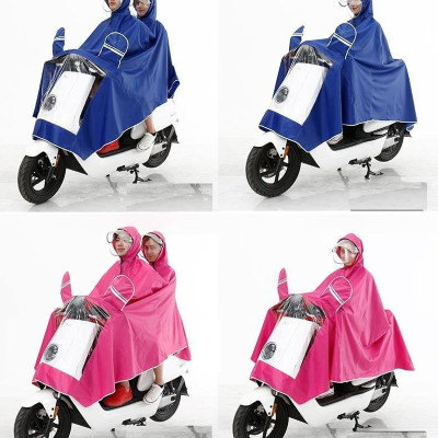 Áo Mưa Phản Quang Chống Thấm Có Kính Che Mặt 2 Đầu Cao Cấp Chất Liệu Dày Dặn - Ngăn Tia Tử Ngoại - Cách Nhiệt Tốt