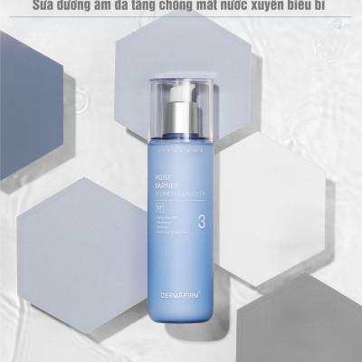 Sữa dưỡng ẩm chuyên sâu chống mất nước da mặt Moist Barrier Balancing Emulsion M4 (200ml) từ Dermafirm