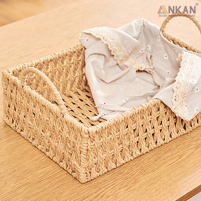 Giỏ Cói Vintage Có Quai – Đựng Đồ, Đi Picnic, Decor Nhà Cửa