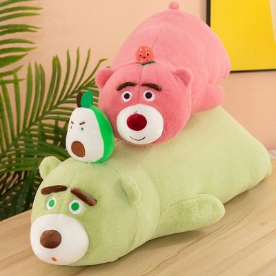 Thú nhồi bông Lotso Bơ, Bí đỏ êm mịn - Size từ 75cm đến 90cm - Quà tặng gấu bông Lotso cosplay xanh lá, cam cute.