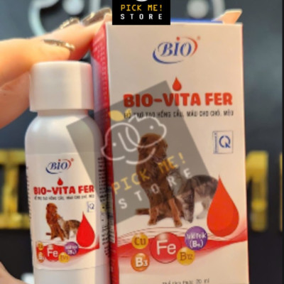 Bio Vita Fer - Bổ Sung Vitamin Khoáng, Hỗ Trợ Tạo Hồng Cầu, Tạo Máu cho Chó Mèo