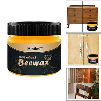 Sáp Ong Đánh Bóng Đồ Gỗ BEEWAX Tặng Kèm 1 Khăn Lau Đa Năng
