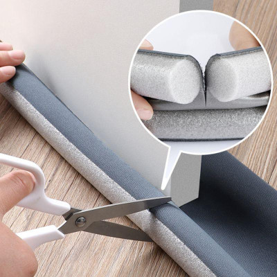 Combo 3 cặp thanh chắn khe cửa (ron chắn khe cửa) chống thoát hơi máy lạnh, máy điều hòa