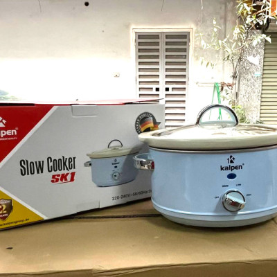 Nồi nấu chậm 3.5L Kalpen SK1 công nghệ Đức - Tần gà, nấu cháo, chưng yến, bảo hành 2 năm - Hàng chính hãng