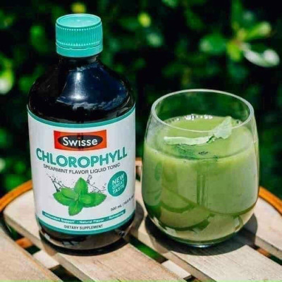 Nước diệp lục cô đặc Úc Swisse Chlorophyll hỗ trợ làm chậm quá trình lão hóa, cải thiện sức khỏe  da, tăng cường sức khỏe chung- OZ Slim Store