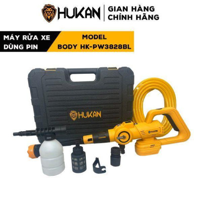 MÁY RỬA XE CHẠY PIN 21V 305W HK-PW3828BL HUKAN  - HÀNG CHÍNH HÃNG