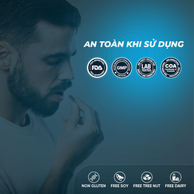 Viên uống phục hồi và tăng cường sinh lý nam giới Powergra Vigor Boost TongKat Ali - Hộp 60 viên