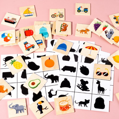 Đồ Chơi Trí Tuệ, Đồ Chơi Thông Minh Tìm Hình Theo Bóng Giúp Bé Rèn Luyện Trí Nhớ, Phản Xạ Nhanh