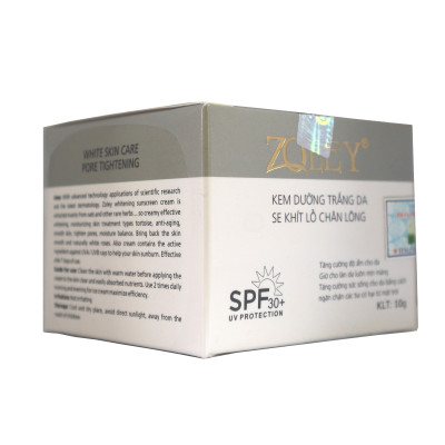 Kem Dưỡng Trắng Da, Se Khít Lỗ Chân Lông và Phục Hồi Da Zoley 10g (Face trắng)