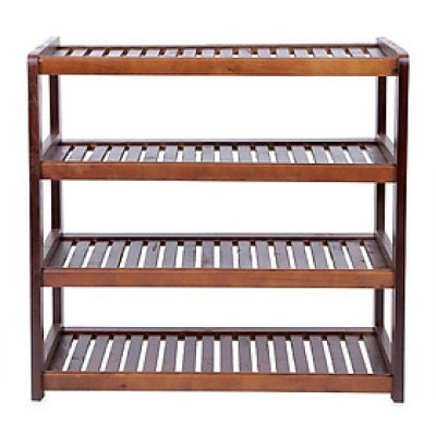 	 Kệ Giày Dép 4 Tầng Rộng 45cm (Nâu)