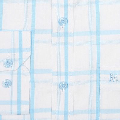 Áo sơ mi nam tay dài form suông Khatoco A1MD468T1-CNCR108-2409-D