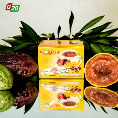 Cacao - Nhân sâm - Linh chi hòa tan G20 Coffee