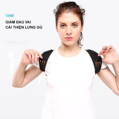 Đai Chống Gù Lưng Điều Chỉnh Cột Sống Cho Người Lớn Aolikes