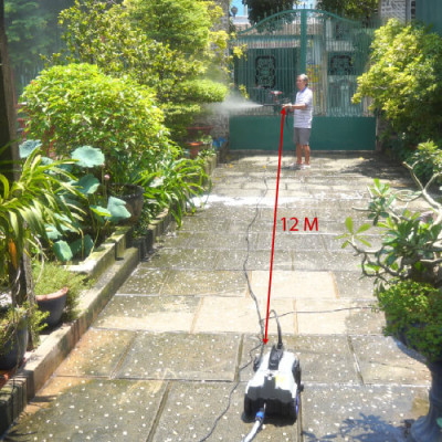 Ống dây xịt rửa xe chính hãng HAKAWA - Dài 12 mét