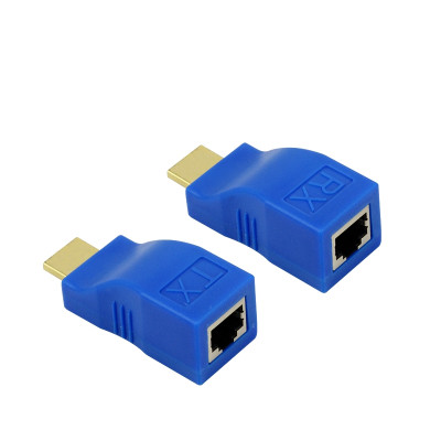 Nối dài HDMI bằng dây mạng lan RJ45 dài 30m - HDMI Extender 30m - Hàng Nhập Khẩu