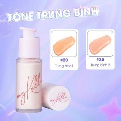 Kem Lười - Kem Dưỡng Trang Điểm myKella Nâng Tone Da, Che Phủ Hoàn Hảo, Dưỡng Da Bóng Khỏe & Phù Hợp Với Mọi Loại Da - Glass Skin Tinted Moisturiser 30ml